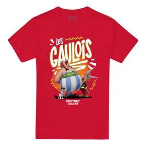 Asterix Unisex Adult The Heroic Gauls T-Shirt / Red